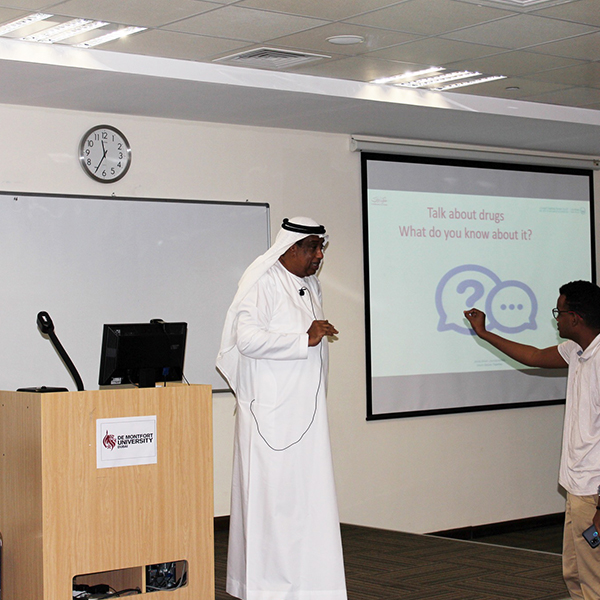 De Montfort University Dubai in collaboration with Dubai Police, conducted a brainstorming session for DMU students and staff to mark World Mental Health Day